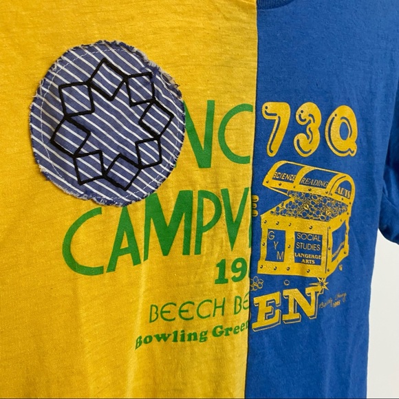 Rentrayage Two Tone T Shirt (sz M) - Picture 3 of 8